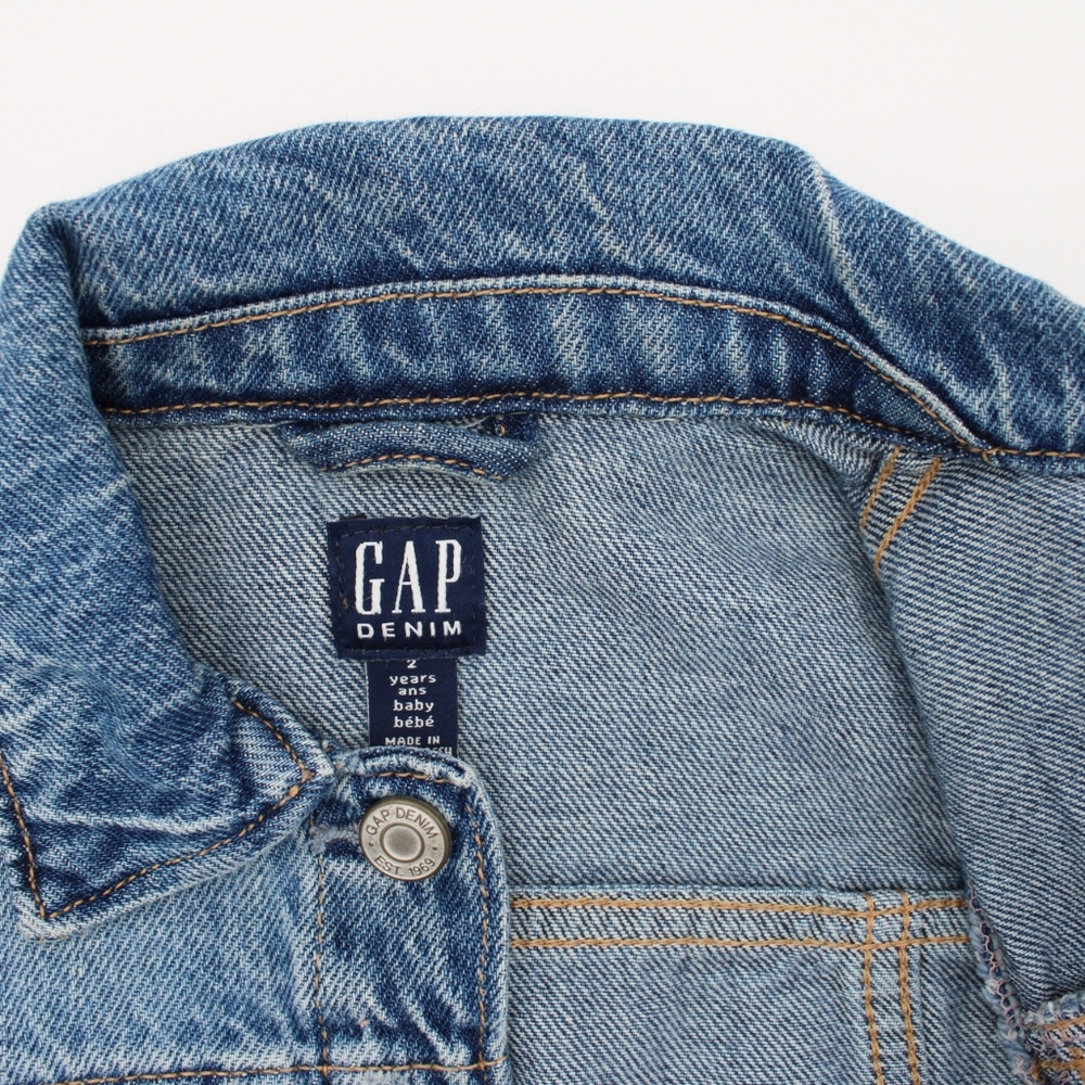 GAP Kids Girls Denim Jacket – Size 2T - Picture 2 of 5